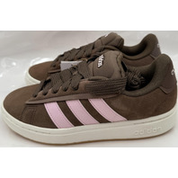 ADIDAS GRAND COURT ALPHA 00S JR0541 WOMENS SIZE 7.5 BROWN AND PINK CASUAL SHOES