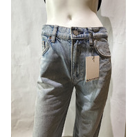 REFORMATION WOMEN'S VAL 90S MID RISE STRAIGHT JEAN ALLEN-23 LIGHT WASH SZ 24 NWT