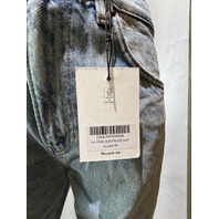 REFORMATION WOMEN'S VAL 90S MID RISE STRAIGHT JEAN ALLEN-23 LIGHT WASH SZ 24 NWT