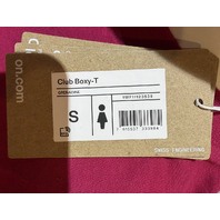 ON CLOUD WOMEN'S CLUB BOXY-T IN COLOR GRENADINE 1WF11123538 SIZE S SMALL NWT