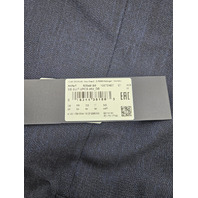 HUGO BOSS BECKHAM 50549196 TWO-PIECE SUIT VIRGIN WOOL SILK LINEN 44R DARK BLUE