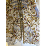 CAMILLA THRONE GAMES KIMONO SLEEVE DRESS SHIRRING DETAIL SZ LARGE L $875 LDSA065