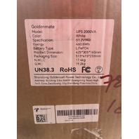 GOLDENMATE UPS-2000VA 1600W PURE SINE WAVE BACKUP POWER SUPPLY LIFEPO4