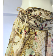 CAMILLA THE QUEENS QUARTERS MAXI WRAP SKIRT SIZE MEDIUM/LARGE M/L $1100 SKIA135
