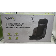 SYVIO SHIATSU NECK & BACK MASSAGE CUSHION WITH HEAT & COMPRESSION