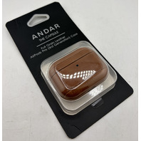 ANDAR THE CAPSULE FULL GRAIN LEATHER CASE FOR AIRPODS PRO 3RD GENERATION SEALED