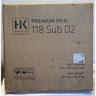 HK AUDIO PREMIUM PR:O 118 SUBD2 1200W ACTIVE 18" PA SYSTEM SUB-WOOFER