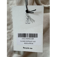 REFORMATION WOMEN'S VAL 90S MID RISE STRAIGHT JEAN FIOR DI LATTE WASH SZ 28 NWT