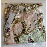 CAMILLA THE QUEENS QUARTERS RAGLAN BUTTON UP SHIRT SIZE XXL RRP$650.00 BLOA107