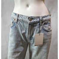 REFORMATION WOMEN'S CARY LOW RISE SLOUCHY WIDE LEG JEAN YARRA WASH SZ 27 NWT