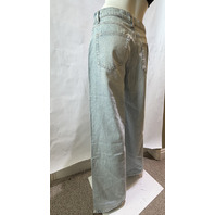 REFORMATION WOMEN'S CARY LOW RISE SLOUCHY WIDE LEG JEAN YARRA WASH SZ 27 NWT