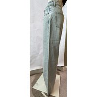 REFORMATION WOMEN'S CARY LOW RISE SLOUCHY WIDE LEG JEAN YARRA WASH SZ 27 NWT