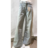 REFORMATION WOMEN'S CARY LOW RISE SLOUCHY WIDE LEG JEAN YARRA WASH SZ 27 NWT
