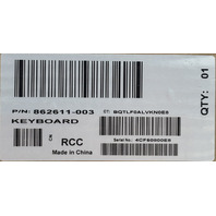 HP HSTNC-CH02-KB 862611-003 BLACK USB POS KEYBOARD WITH MAG STRIPE READER