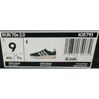 ADIDAS RUN 70S 2.0 KI5791 WOMENS SIZE 9 GREEN AND WHITE CASUAL SHOES