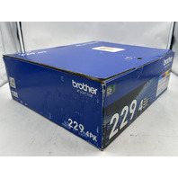 BROTHER GENUINE TN229 4PACK TONER CARTRIDGES CYAN MAGENTA BLACK YELLOW