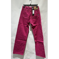 G-STAR JUDEE LOOSE WOMEN FUCHSIA RED LOW WAIST LOOSE JEANS 25WX32L