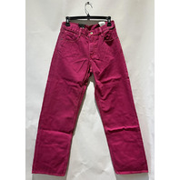 G-STAR JUDEE LOOSE WOMEN FUCHSIA RED LOW WAIST LOOSE JEANS 25WX32L
