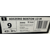 ADIDAS ADIZERO BOSTON 13 M JS4945 MENS SIZE 9 FLASH AQUA LEMON RUNNING SHOES