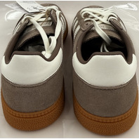 ADIDAS HANDBALL SPEZIAL J KI4016 YOUTH SIZE 5 BROWN AND WHITE CASUAL SNEAKERS