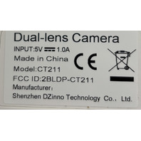 CT211 DUAL-LENS WIRELESS NETWORK CAMERA 5V WHITE TWO-WAY AUDIO
