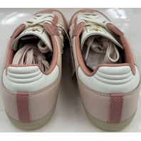 ADIDAS SAMBA OG W JR8830 WOMENS SIZE 7.5 PINK & WHITE RUFFLE STRIPES CASUAL SHOE