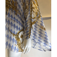 CAMILLA THRONE GAMES WIDE SLEEVE BLOUSE SZ XL/XXL RPP $650.00 BLOA192