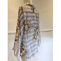 CAMILLA THRONE GAMES WIDE SLEEVE BLOUSE SZ XL/XXL RPP $650.00 BLOA192