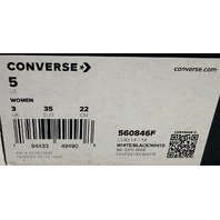 CONVERSE 560846F WOMENS SIZE 5 CHUCK TAYLOR ALL STAR LIFT WHITE HIGH-TOPS