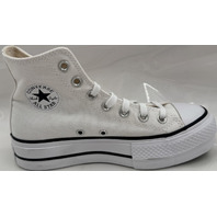 CONVERSE 560846F WOMENS SIZE 5 CHUCK TAYLOR ALL STAR LIFT WHITE HIGH-TOPS