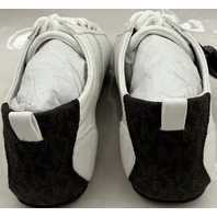 MICHAEL KORS KEELY TRAINER 43S6KLFS1L WOMENS SIZE 7.5 OPTIC WHITE SNEAKERS