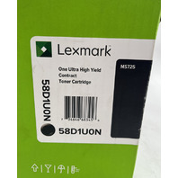 LEXMARK 58D1U0N ONE ULTRA HIGH YIELD TONER CARTRIDGE BLACK FOR MS725