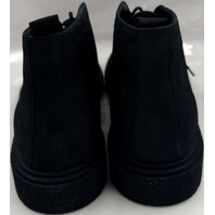 ALDO TORRO 001-001-031 17258814 MENS SIZE 12 EU 45 BLACK LEATHER CHUKKA BOOTS