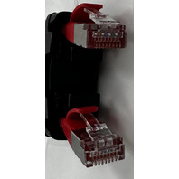 PATCHBOX SIMPLIFY IT PLUS+ STP RED RETRACTABLE CASSETTE C60STPXC6XXX1R CAT.6A