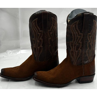 TECOVAS THE WARREN MENS SIZE 10.5 D COCOA CARPINCHO COWBOY BOOTS