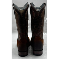 TECOVAS THE WARREN MENS SIZE 10.5 D COCOA CARPINCHO COWBOY BOOTS