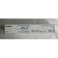 CANON GENUINE TONER CARTRIDGE GPR-51 CYAN TONER FOR C250 / C225 / C350 / C355