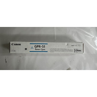 CANON GENUINE TONER CARTRIDGE GPR-51 CYAN TONER FOR C250 / C225 / C350 / C355