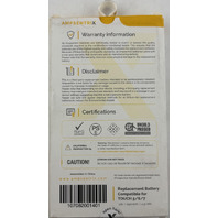 AMPSENTRIX REPLACEMENT BATTERY COMPATIBLE FOR TOUCH 5/6/7 3.8V 1150 MAH 4.37 WHR