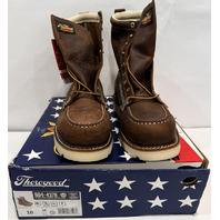 THOROGOOD 804-4378 8" CRAZY HORSE AMERICAN HERITAGE STEEL TOE MENS S 10 2E BOOTS