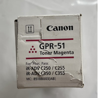 CANON GENUINE TONER CARTRIDGE GPR-51 MAGENTA TONER FOR C250/ C225 / C350 / C355