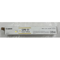 CANON GENUINE TONER CARTRIDGE GPR-51 YELLOW TONER FOR C250 / C225 / C350 / C355