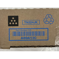 KONICA MINOLTA GENUINE TONER TN324JK A8DA13C BLACK PRINTER TONER CARTRIDGE