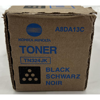 KONICA MINOLTA GENUINE TONER TN324JK A8DA13C BLACK PRINTER TONER CARTRIDGE