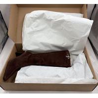 REFORMATION WOMEN'S TATYANA SUEDE KNEE BOOT COLOR ESPRESSO 1318910ESP SIZE 7.5