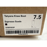 REFORMATION WOMEN'S TATYANA SUEDE KNEE BOOT COLOR ESPRESSO 1318910ESP SIZE 7.5