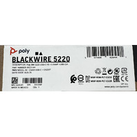 POLY BLACKWIRE HEADSET 5220 USB - C HS + 3.5MMP AND USB - C/A