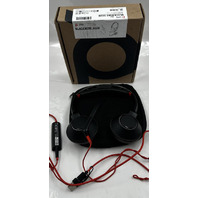 POLY BLACKWIRE HEADSET 5220 USB - C HS + 3.5MMP AND USB - C/A