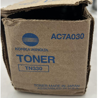 KONICA MINOLTA GENUINE TONER TN330 AC7A030 BLACK PRINTER TONER CARTRIDGE