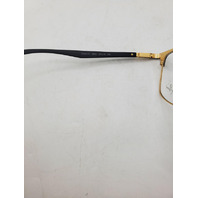 RAY-BAN RB 6518 2890 BLACK GOLD LITEFORCE AUTHENTIC EYEGLASSES 57-19-150